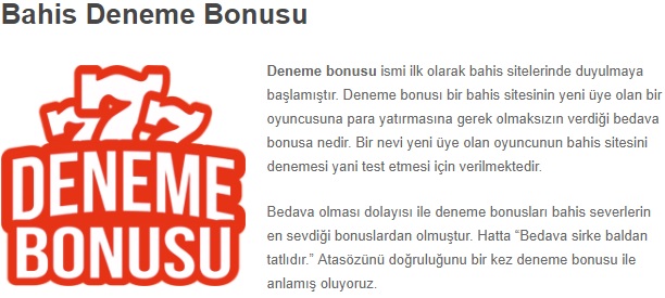 bahis deneme bonusu